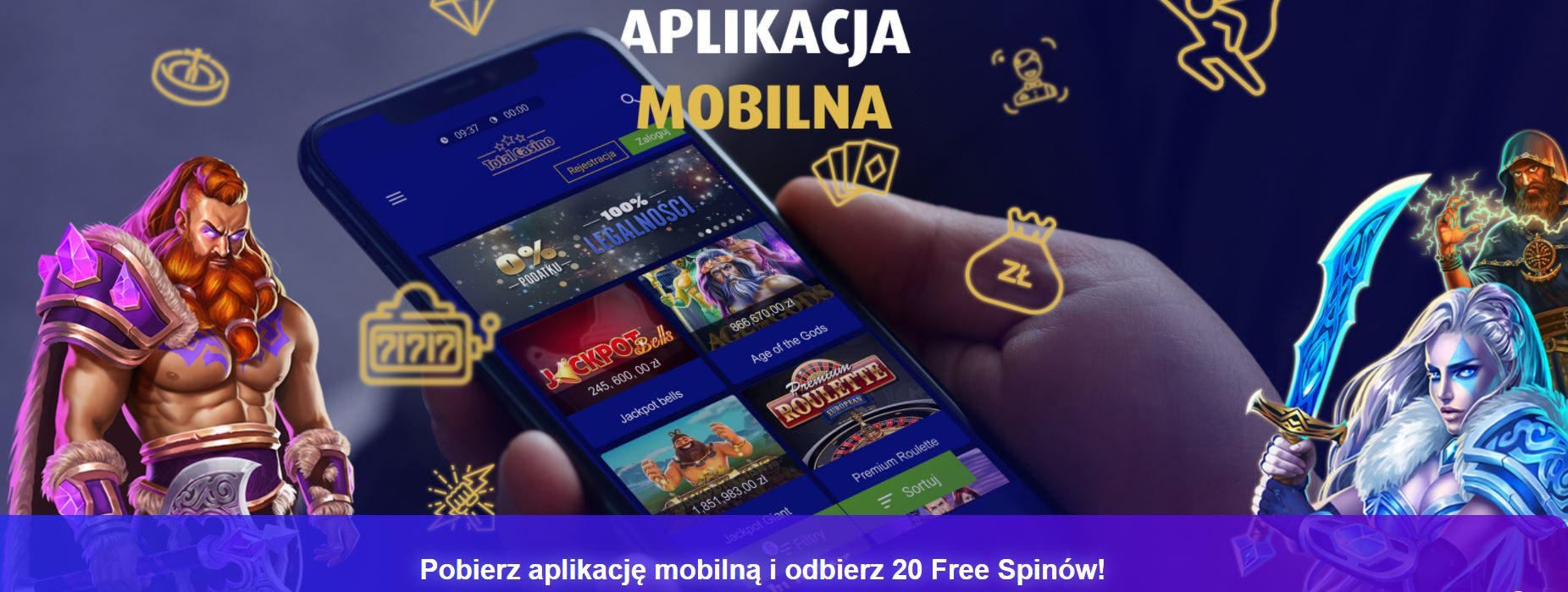 total casino aplikacja mobilna screenshot