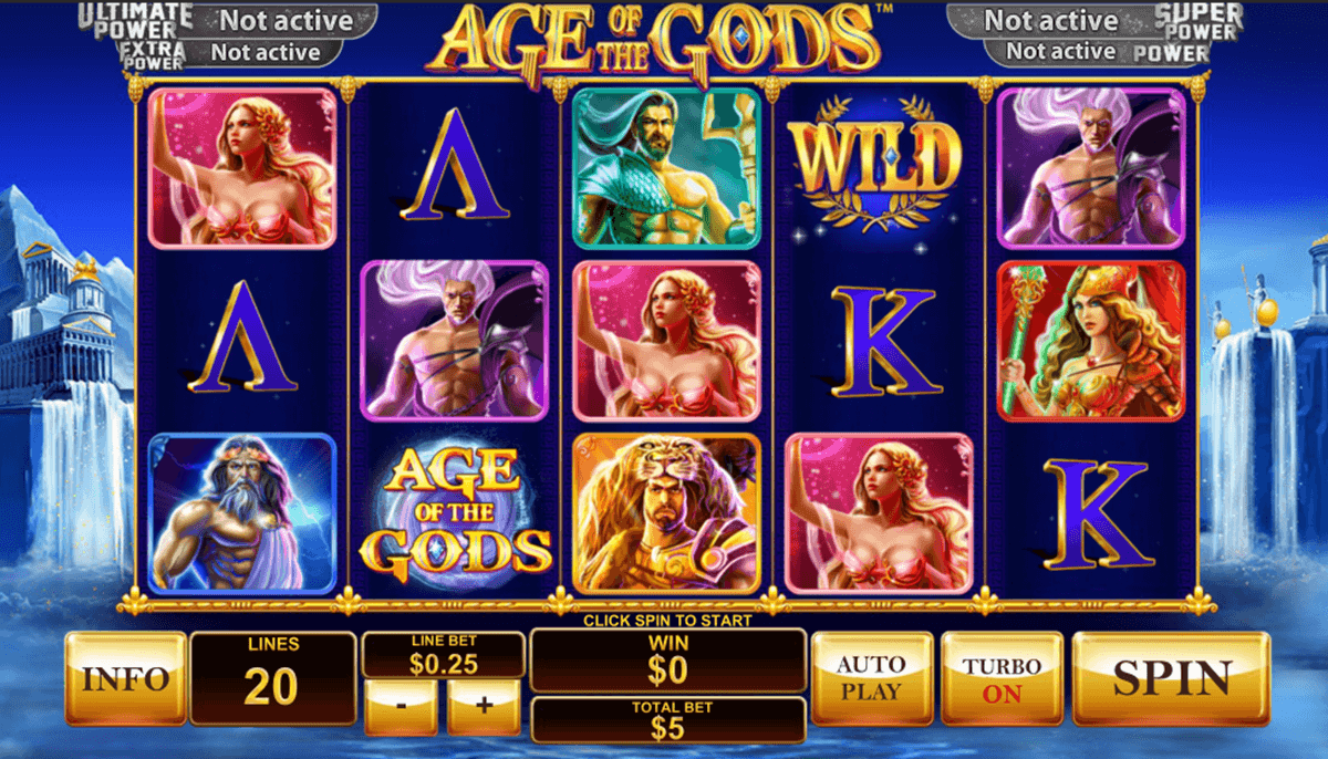 age of the gods playtech automat online 