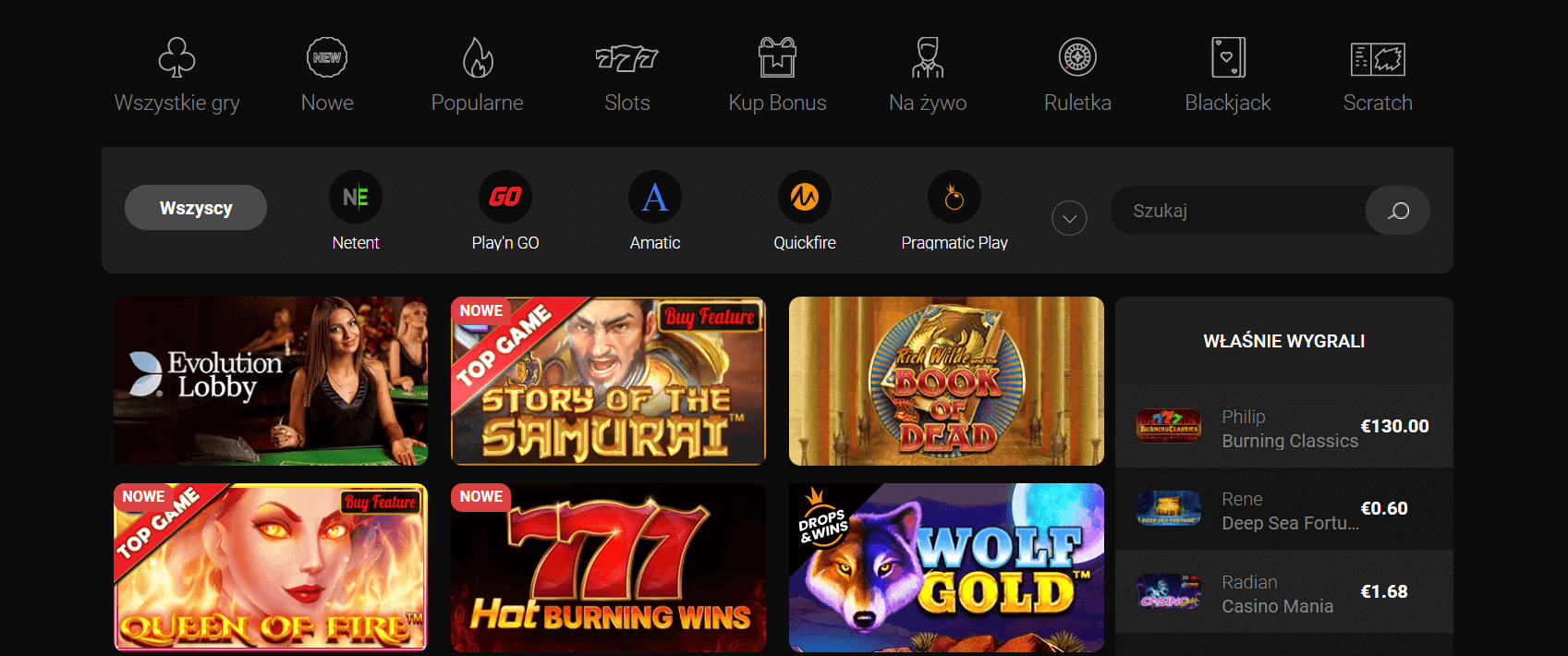betchan casino gry kasynowe screenshot