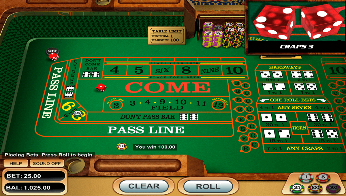 craps betsoft gra w kosci online