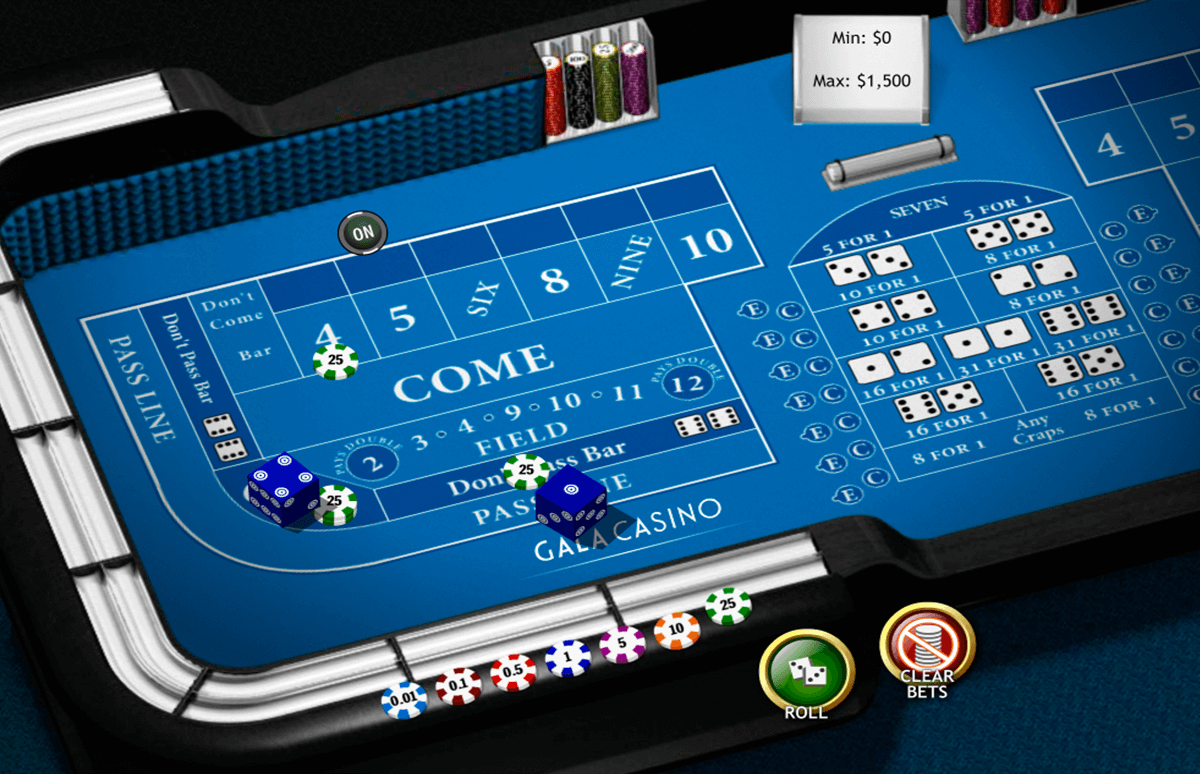 craps playtech gra w kosci online