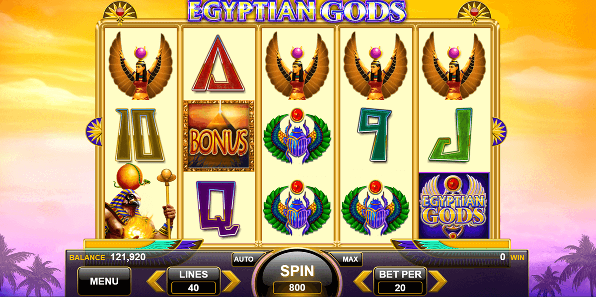 egyptian gods spin games automat online 