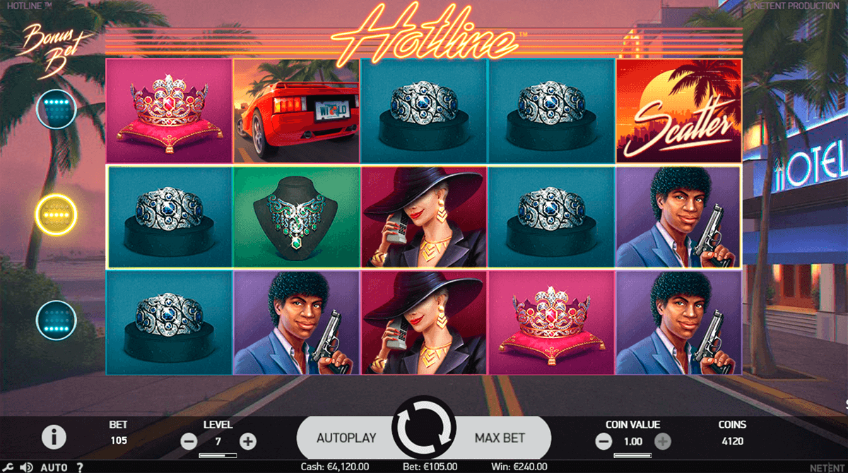 hotline netent automat online