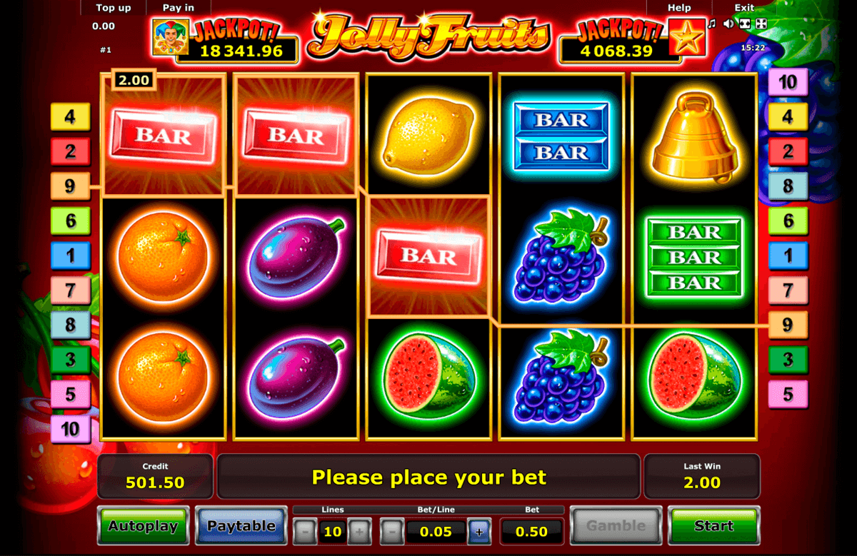 jolly fruits novomatic automat online 