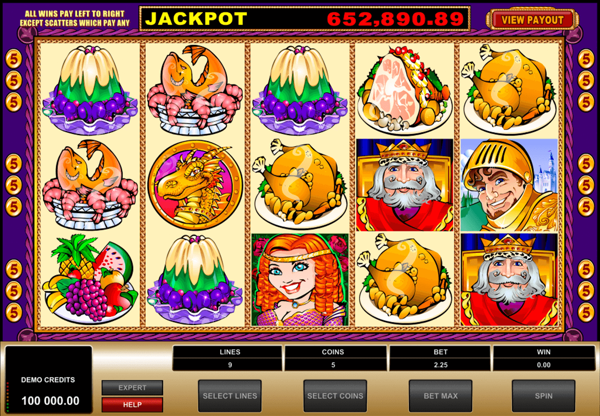 king cashalot microgaming automat online 