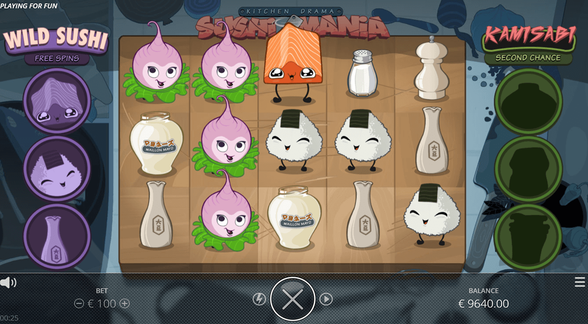 kitchen drama sushi mania nolimit city automat online