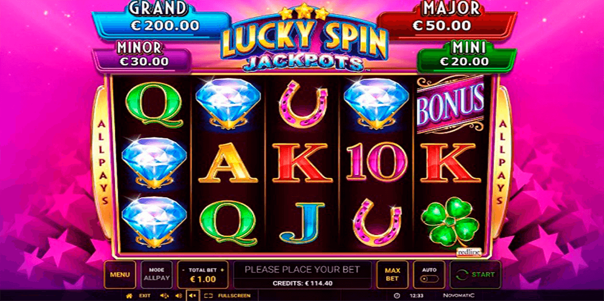 lucky spin jackpots green tube automat online 