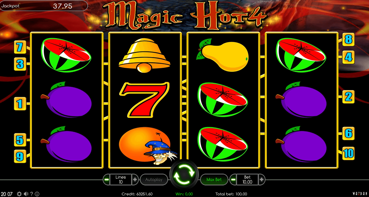magic hot 4 wazdan automat online 