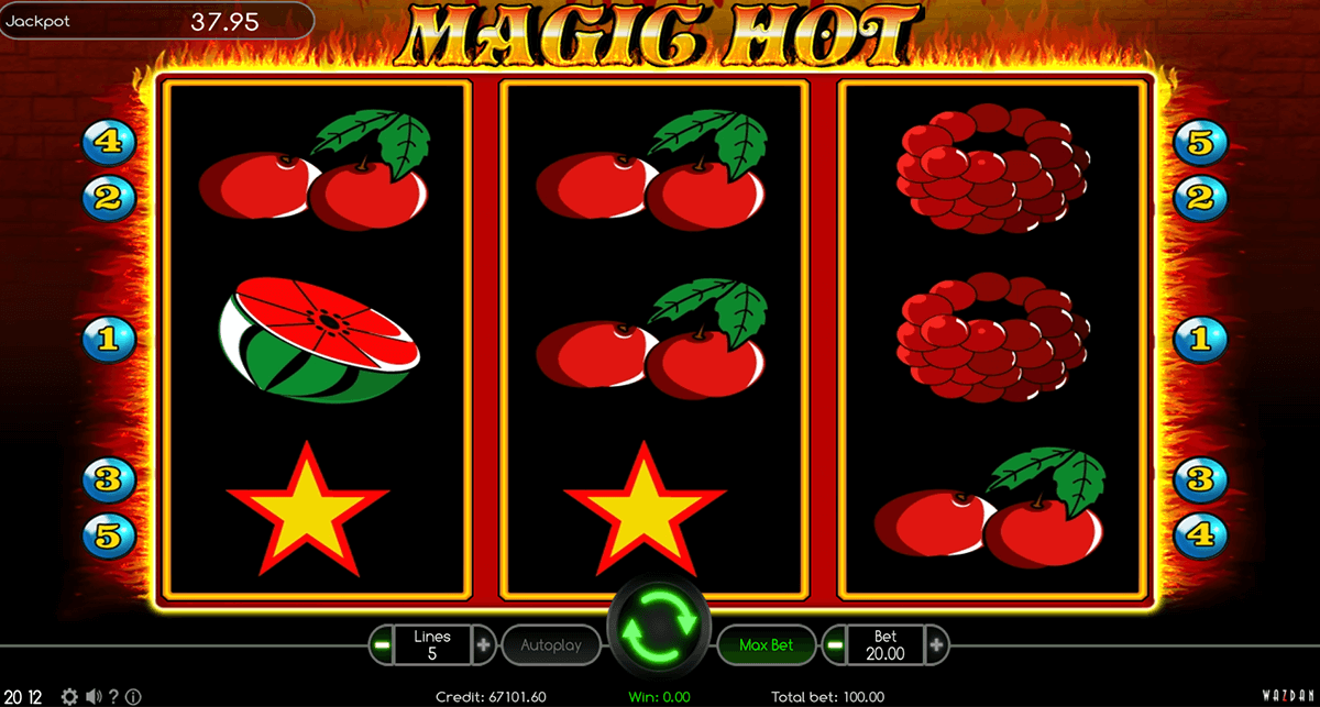 magic hot wazdan automat online 