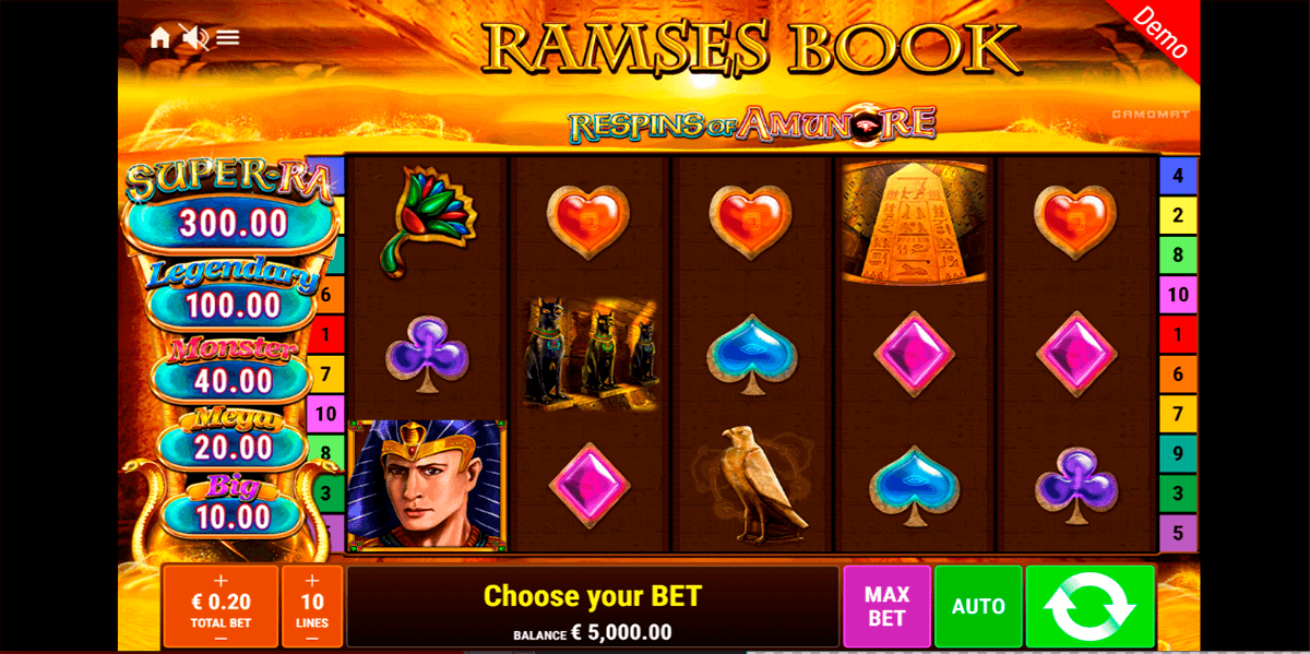 ramses book respins of amunre gamomat automat online