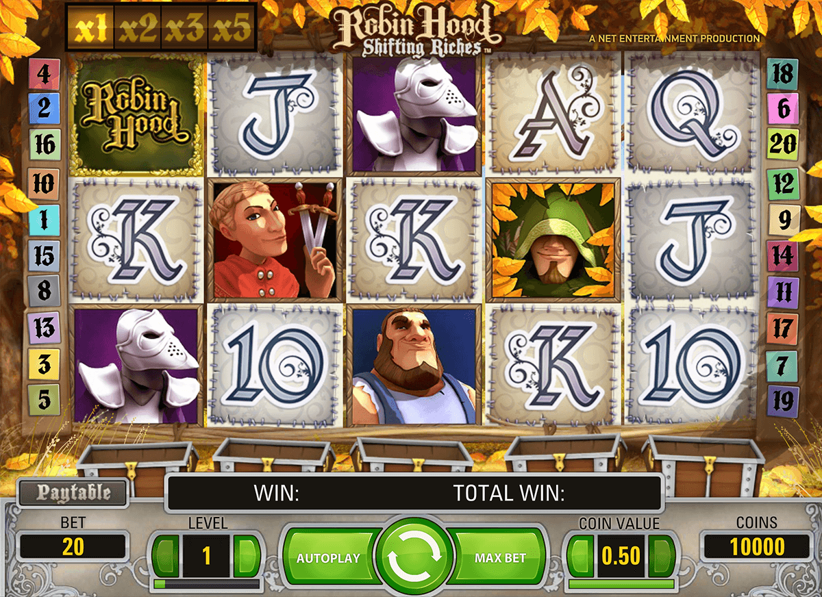 robin hood netent automat online