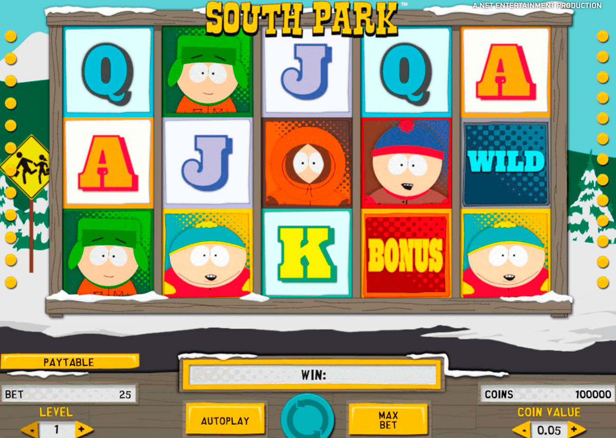south park netent automat online