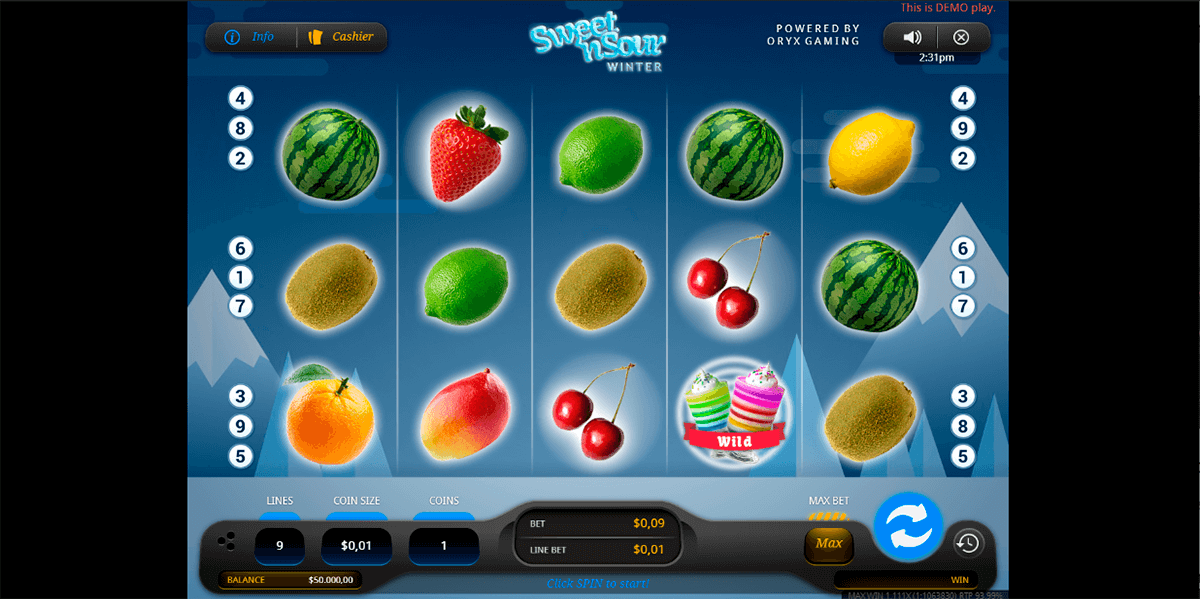 sweet n sour oryx gaming automat online