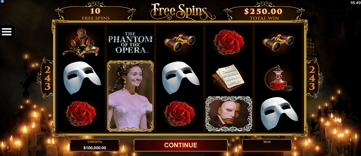 the phantom of the opera microgaming automat online 